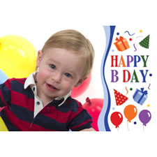  Tarjeta lenticular personalizada Happy B Day Boy