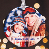 Personalized Simple Heart Ornament