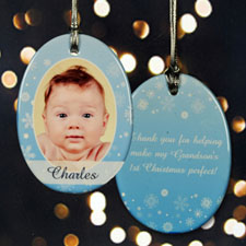 Personalized Cheery Snowflakes Ornaments