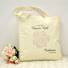  Bolsa de algodón en flor de cerezo personalizada
