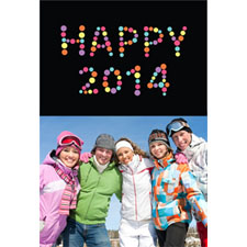  Tarjeta lenticular de felicitación personalizada para el  Año Nuevo 2021 