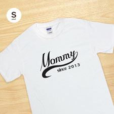 Camiseta blanca personalizada con impresión 