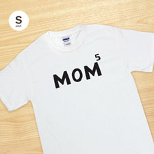 Impresión personalizada en la camiseta para mamá