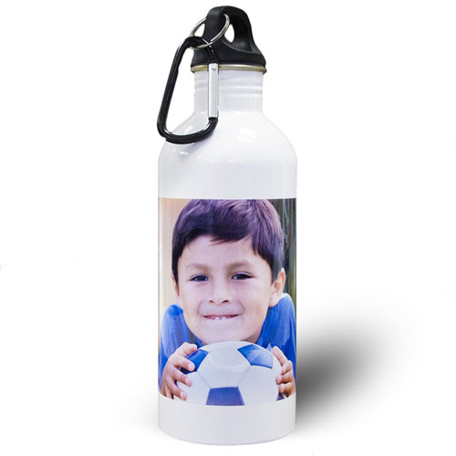 Botella de agua personalizada con galería de fotos