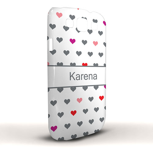Design Your Own Colorful Hearts Samsung Phone Case Cover