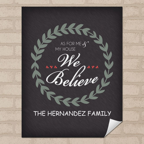 Impresión del póster personalizado de Believe, pequeño 21,59 cm x 27,94 cm 
