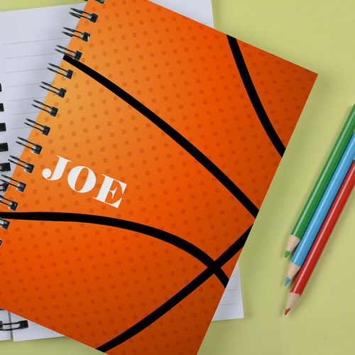 Personalized Basketball Notebook
