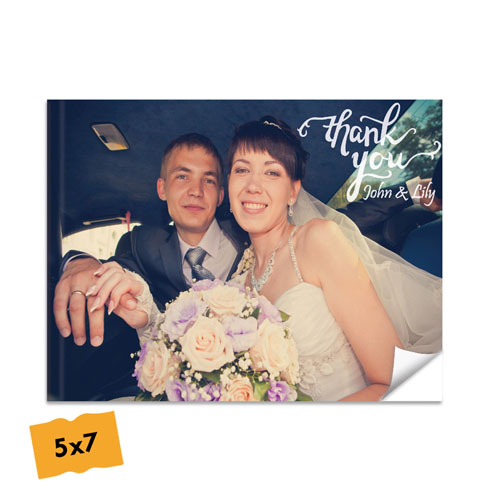 Crea tu foto-libro de boda de tapa blanda 12.70 cm x 17.78 cm