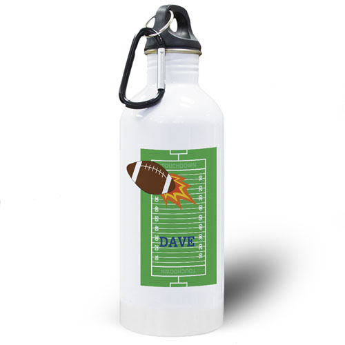 Botella de agua personalizada para niños con Fútbol 