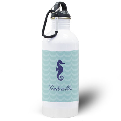 Botella de agua personalizada con Caballito de mar 