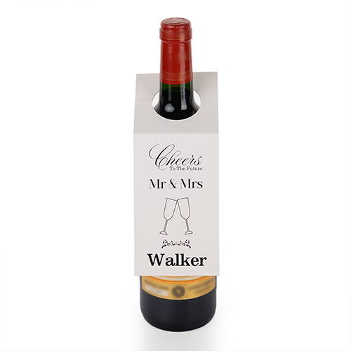 Etiqueta de vino personalizada para el 