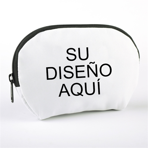 Bolsa cosmética personalizada a todo color con cremallera 17.2x12.19 (1 Imagen)