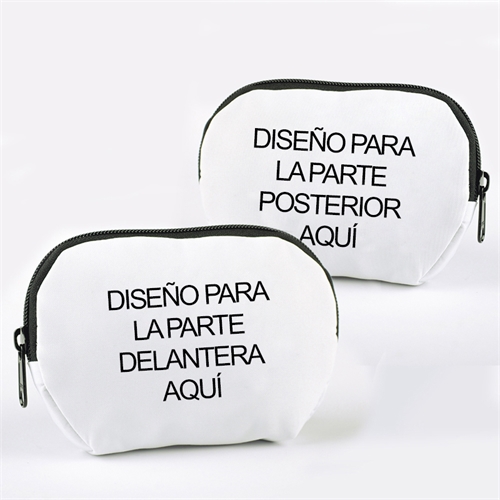 Bolsa cosmética personalizada a todo color con cremallera 17.2x12.19 (2 Imágenes)