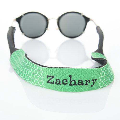 Correa de gafas de sol con monograma de círculo verde
