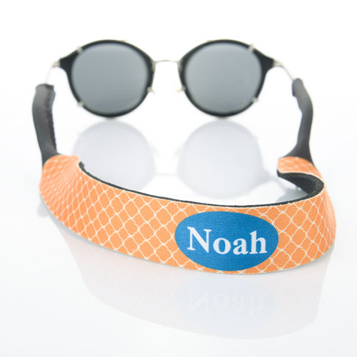 Trébol Naranja Monograma Personalizado correa de gafas de Sol