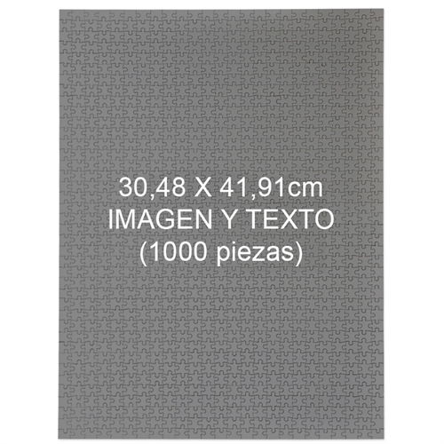 Rompecabezas personalizado de 1000 piezas 30.48 cm x 41.91 cm - Retrato