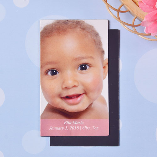 Foto personalizada de la niña 5.08 cm x 8.89 cm Tamaño de tarjeta Imán