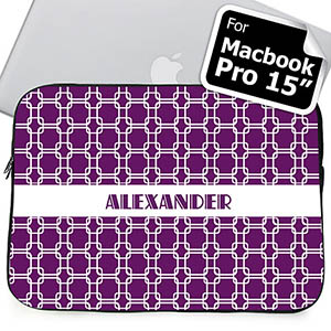Nombre personalizado Enlaces Púrpura Funda para Macbook Pro 15 (2015)