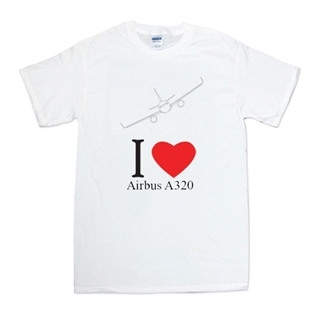 Camiseta I Love A320