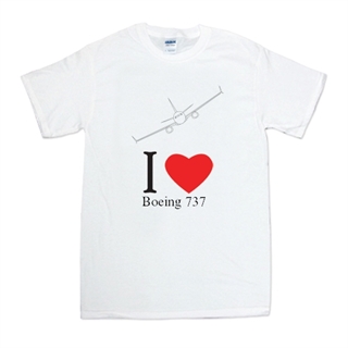 Camiseta I Love 737
