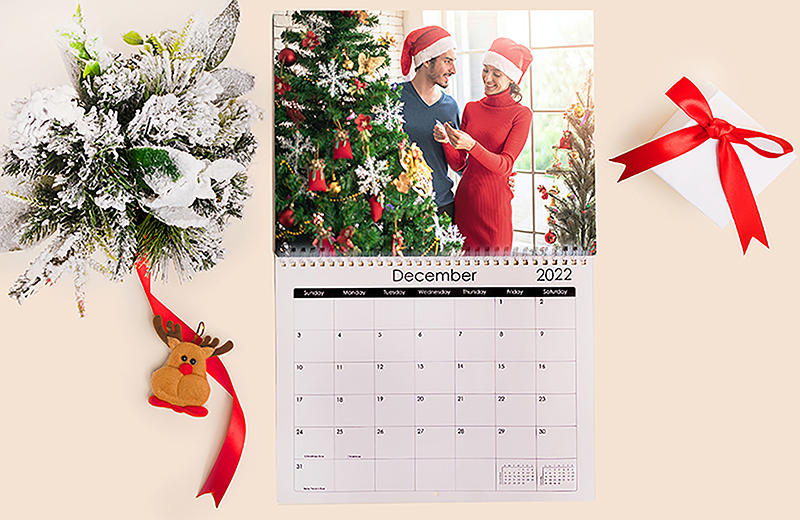 Un hermoso día comienza con un calendario fotográfico