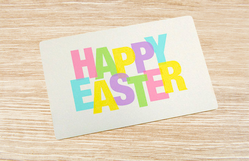 Saluda a tus invitados con nuestro tapete de Pascua. Ideal para tus reuniones