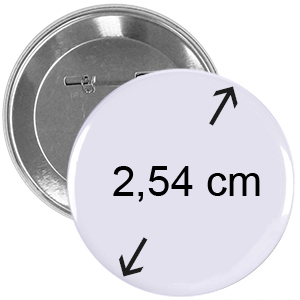 Distintivo de 2.54 cm